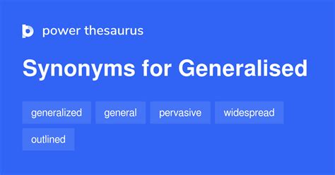 generalised synonym|synonym for generalist.